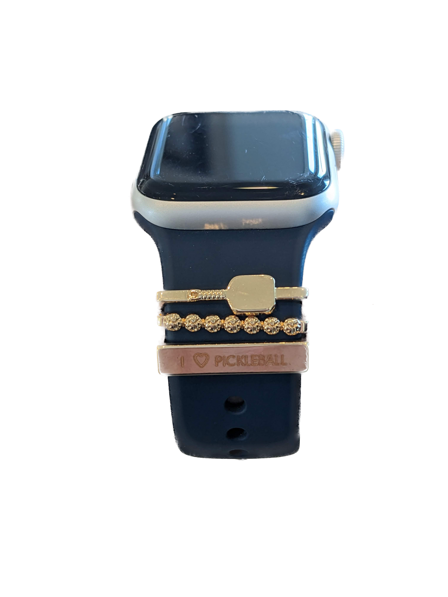 Watch Band Pickleball Charms - Compatible with Apple Watch Silicone Bands